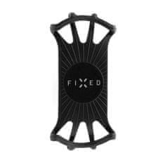 FIXED Odnímateľný silikónový držiak mobilného telefónu na bicykel Bikee 2 FIXBI2-BK, čierny