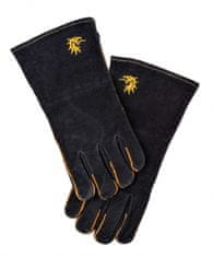 Lienbacher Ochranné rukavice, koža čierna, sada 2 ks