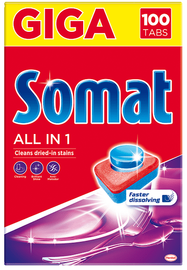 Somat All in One tablety do umývačky 100 ks