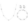Zvýhodnená súprava strieborných šperkov Pavona 21033.1, 22015.1, 23008.1 (náhrdelník, náramok, náušn