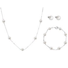 Evolution Group Elegantná zvýhodnená súprava šperkov Pavona 21004.1, 22015.1, 23008.1 (náhrdelník, náramok, náušnice