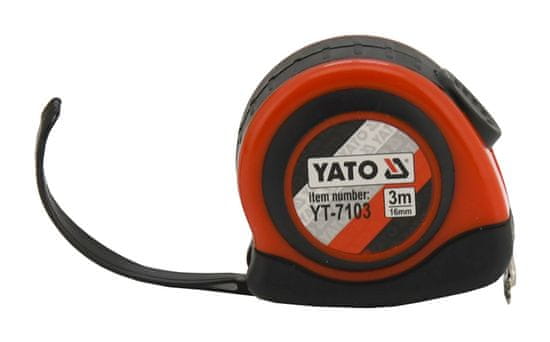 YATO Meter zvinovací 3 mx 16 mm autostop