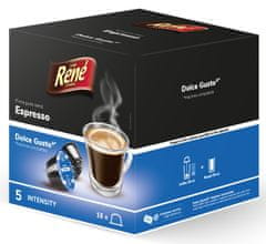 René Espresso kapsule pre kávovary Dolce Gusto 16 ks