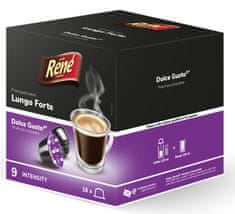 René Lungo Forte kapsuly pre kávovary Dolce Gusto 16 ks