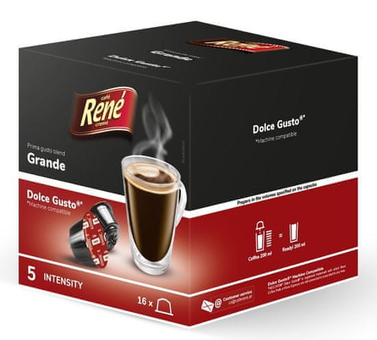 René Grande kapsuly pre kávovary Dolce Gusto 16 ks