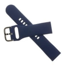 FIXED Silikónový remienok Silicone Strap so šírkou 20mm pre smartwatch, modrý FIXSST-20MM-BL