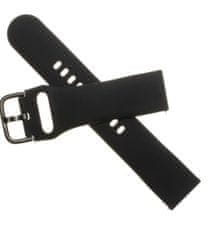 FIXED Silikónový remienok Silicone Strap so šírkou 22mm pre smartwatch, čierny FIXSST-22MM-BK