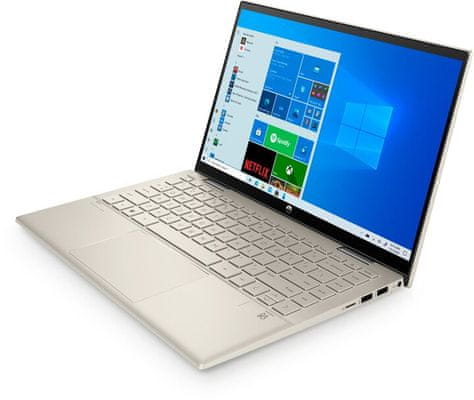 Multimediálny hybridný konvertibilný notebook 2v1 HP Pavilion x360 14 palcov IPS Full HD dotykový displej výkonný prenosný ľahký