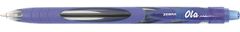 Zebra Guľôčkové pero "OLA", modrá, 0,27 mm, stláčací mechanizmus, 13942