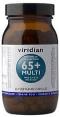 VIRIDIAN nutrition 65+ Multi (Natural multivitamín pre seniorov), 60 kapsúl