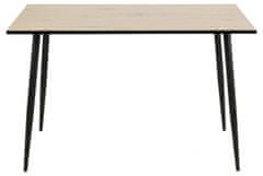 Design Scandinavia Jedálenský stôl Wilma, 120 cm, biela