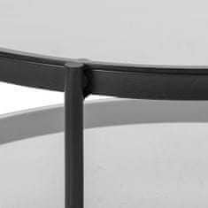 Design Scandinavia Konferenčný stolík Bayonne, 79 cm, čierna