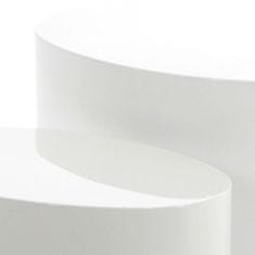 Design Scandinavia Odkladací stolík Mice (SET 2 ks), 40 cm, biela