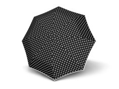 Doppler Magic Fiber Black & White dámsky plne automatický dáždnik Vzor: 1