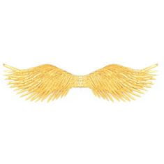 Zlatá anjelské krídla, rozpätie krídel - 96 cm - vianoce