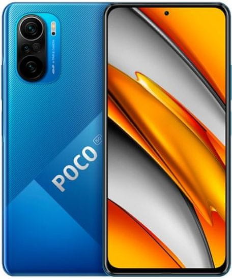 POCO F3, 8GB/256GB, Deep Ocean Blue - zánovné