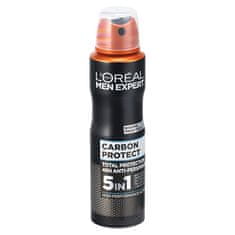 Loreal Paris Antiperspirant v spreji pre mužov Carbon Protect 5v1 150 ml