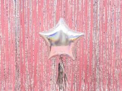 Balónik fóliový Hviezda opaleskujúca - dúhová - Unicorn - Jednorožec - 48 cm