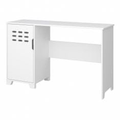 Danish Style Pracovný stôl Levon, 120 cm, biela