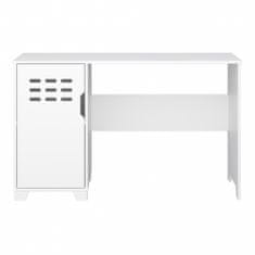 Danish Style Pracovný stôl Levon, 120 cm, biela