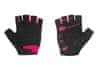 Dámske cyklistické rukavice WISTA GelPro čierna/ružová - L - 80182 L