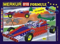 shumee Stavebnice MERKUR 010 Formule 10 modelů 223ks v krabici 26x18x5cm