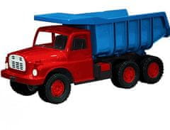 shumee Auto Tatra 148 plast 73cm v krabici - červená kabina modrá korba