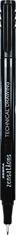 Zebra Technické pero, čierna, 0,2 mm, 30092