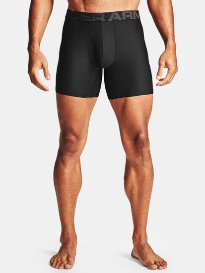 Under Armour Boxerky UA Tech 6in 2 Pack-BLK