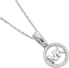 Michael Kors Strieborný náhrdelník s trblietavým príveskom MKC1108AN040 (retiazka, prívesok)