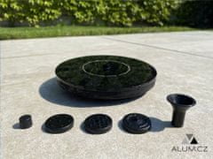 Alum online Záhradná solárna fontána