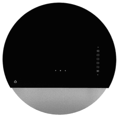 Ciarko Design Odsávač šikmý komínový Eclipse Black (CDP6001CC) + 4 roky záruka po registraci