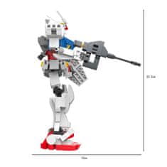 Cogo Warrior stavebnica Bojový robot HIGHT-RX kompatibilná 549 dielov