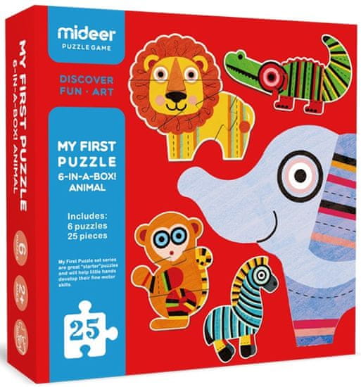 Mideer Moje prvé puzzle - Zvieratá