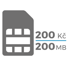 Secutek SIM karta (200,-Kč / 200 MB)
