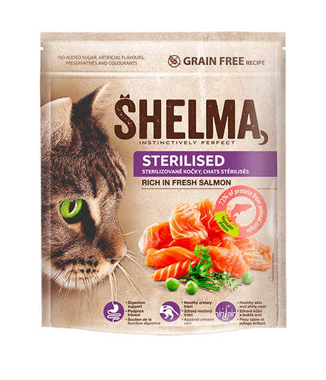 SHELMA Granule Freshmeat Sterilised losos 2*750g