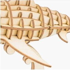 Robotime Robotime 3D dřevěné puzzle Žralok 41 dílků