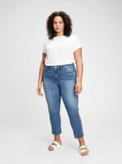 Gap Džínsy high rise cigarette jeans with secret smoothing pockets with W 32REG