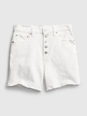 Gap Džínsové kraťasy 4'' high rise button-fly denim shorts with Washwell 28REG