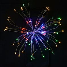 X-SITE LED svetelná reťaz - ohňostroj YHD-002 18m farebný