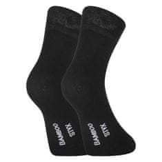 Styx 10PACK ponožky členkové bambusové čierne (10HBK960) - veľkosť XL