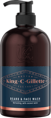 Gillette King C. Pánska Umývacia Emulzia Na Tvár A Fúzy, 350 ml