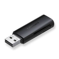 Ugreen CM264 USB čítačka pamäťových kariet TF/SD, čierna