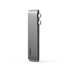 Ugreen CM251 HUB adaptér pre MacBook Air / Pro, šedý