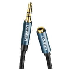 Ugreen AV118 predlžovací audio kábel 3.5mm jack 1.5m F/M, modrý
