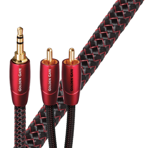 AudioQuest Golden Gate 2.0m 3.5mm - RCA GOLDG02MR