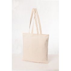 KPPS natur Bavlnená taška 16 l - dlhé rúčky krémová