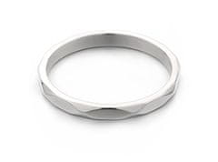 MOISS Minimalistický strieborný prsteň R00019 (Obvod 50 mm)