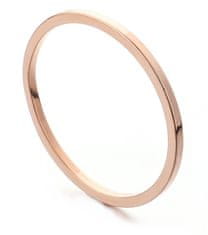 MOISS Minimalistický bronzový prsteň R000199 (Obvod 45 mm)