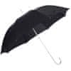 Tyčový poloautomatický dáždnik Alu Drop S černá